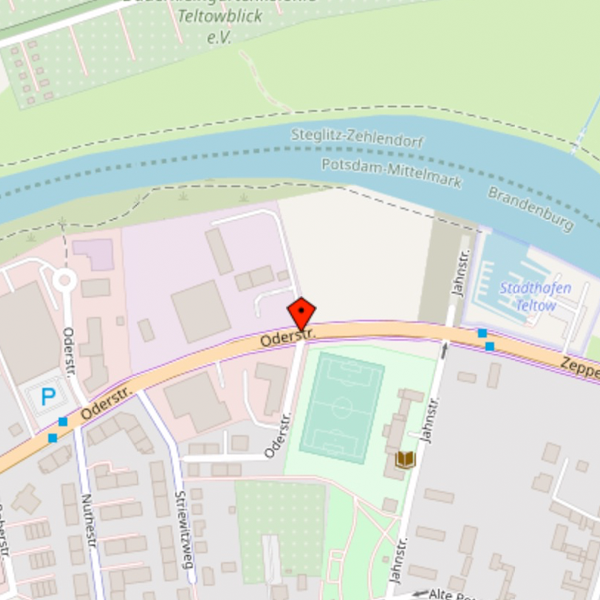 Lage der Regionalen Planungsgemeinschaft Havelland-Fläming mit Link zu Google Maps